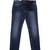 Tapered Fit Double Dyed Dark Aged Denim Jeans