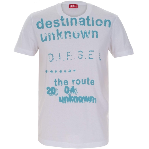 Slim Fit T-Diegor-K63 Destination Print T-Shirt-new online-Fifth Avenue Menswear