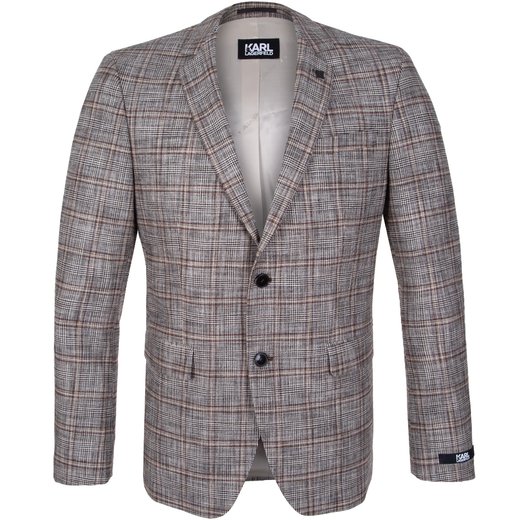 Clever Tapered Fit Check Wool Blend Blazer-new online-Fifth Avenue Menswear