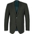 Nitro Dark Green Stretch Wool Blend Suit Jacket