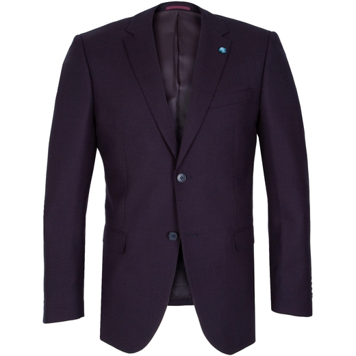 Ayden Slim Fit Micro Check Blazer-new online-Fifth Avenue Menswear