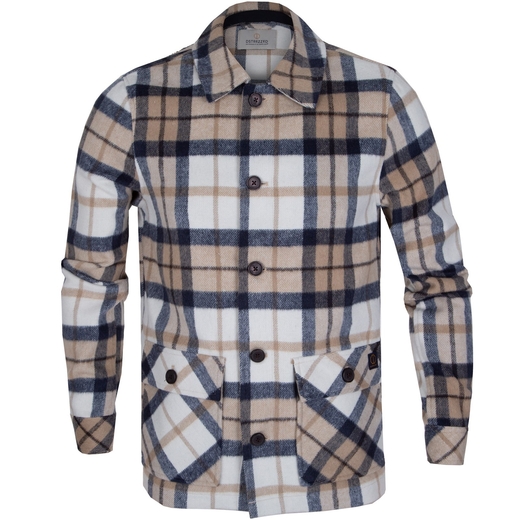 Key Wool Blend Check Casual Jacket-new online-Fifth Avenue Menswear