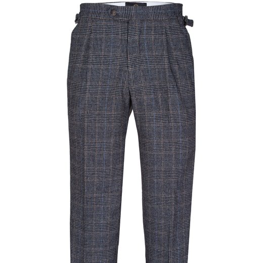 Clive Wool Blend Check Dress Trousers-new online-Fifth Avenue Menswear