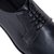 Edward Black Leather Derby Dress Shoe