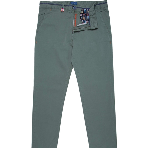 Garment Dyed Stretch Cotton Chino-on sale-Fifth Avenue Menswear