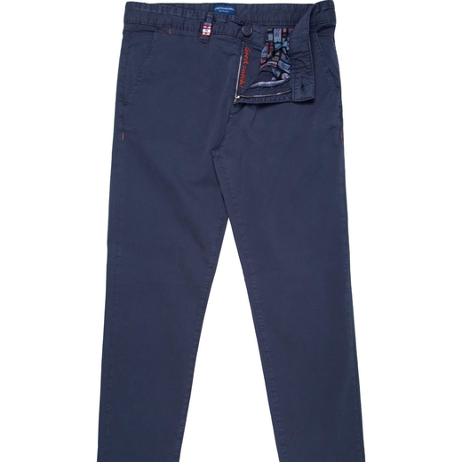 Garment Dyed Stretch Cotton Chino-on sale-Fifth Avenue Menswear