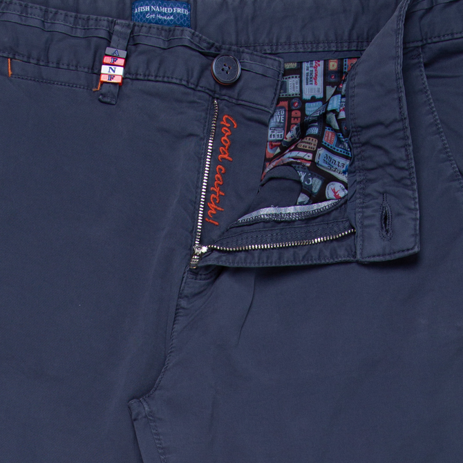 Garment Dyed Stretch Cotton Chino - Trousers-Casual : Fifth Avenue ... image.