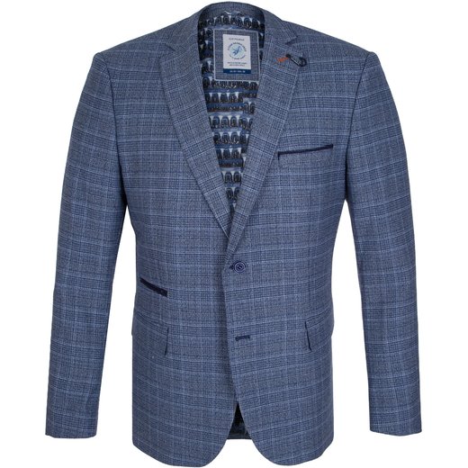 Blue Check Blazer-on sale-Fifth Avenue Menswear