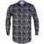 Oscar Print Stretch Cotton Shirt