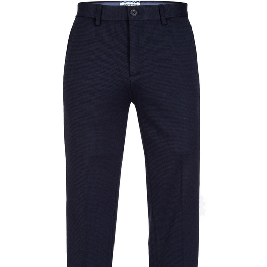 Mott Slim Fit Houndstooth Knit Trousers-on sale-Fifth Avenue Menswear