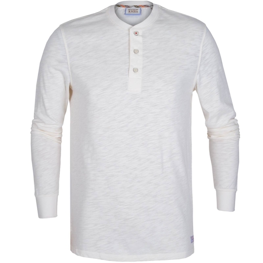 Regular Fit Cotton Henley T-Shirt-on sale-Fifth Avenue Menswear