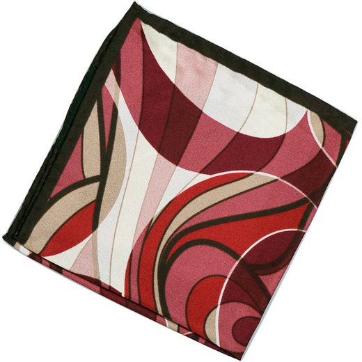 Retro Geometric Pattern Silk Pocket Square-new online-Fifth Avenue Menswear
