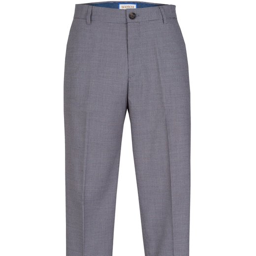 Mott Slim Fit Houndstooth Dress Trouser-on sale-Fifth Avenue Menswear
