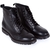 Barney Zip & Lace Italian Leather Boots