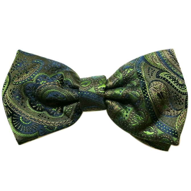 Tonal Luxe Paisley Bowtie