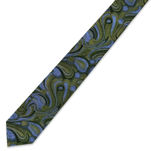 Limited Edition Cannes Abstract Pattern Silk Tie-accessories-Fifth Avenue Menswear