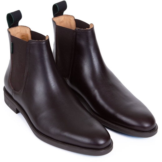 Cedric Brown Leather Chelsea Boots-new online-Fifth Avenue Menswear