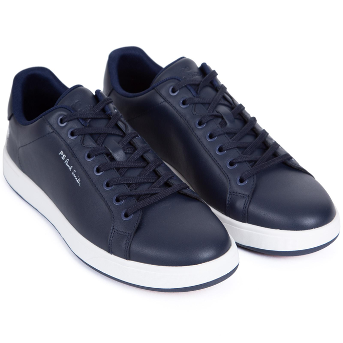 Albany Navy Leather Sneakers