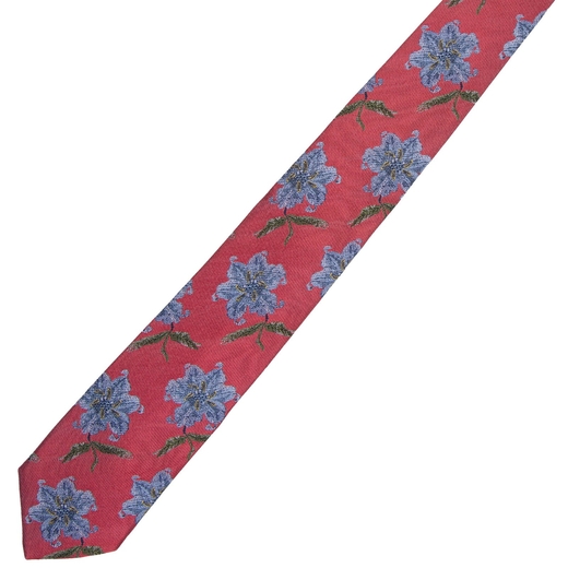 Limited Edition Sorrento Floral Silk Tie-accessories-Fifth Avenue Menswear