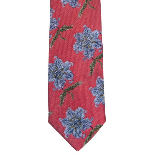 Limited Edition Sorrento Floral Silk Tie-accessories-Fifth Avenue Menswear