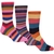 3 Pack Bright Stripes Cotton Socks