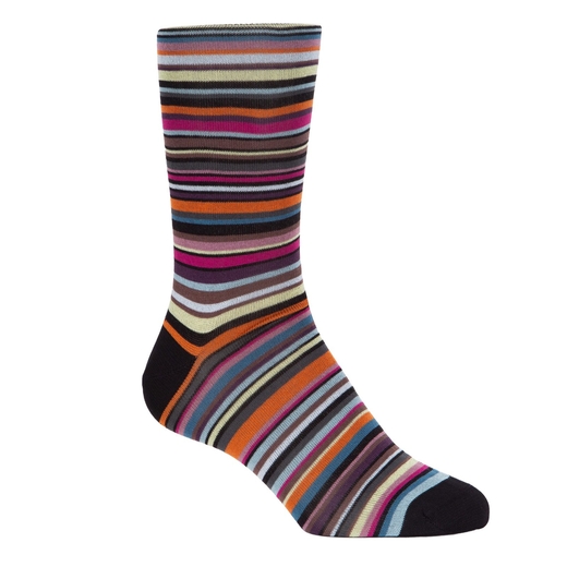 Farley Stripe Cotton Socks-new online-Fifth Avenue Menswear