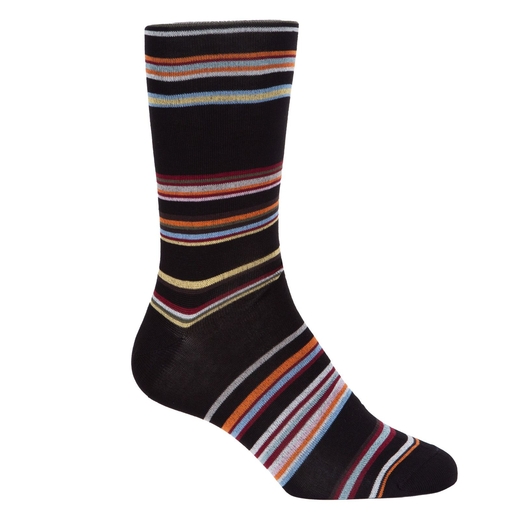 Flavio Stripe Cotton Socks-new online-Fifth Avenue Menswear