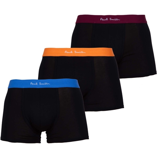 3 Pack Trunks With Coloured Bands-new online-Fifth Avenue Menswear