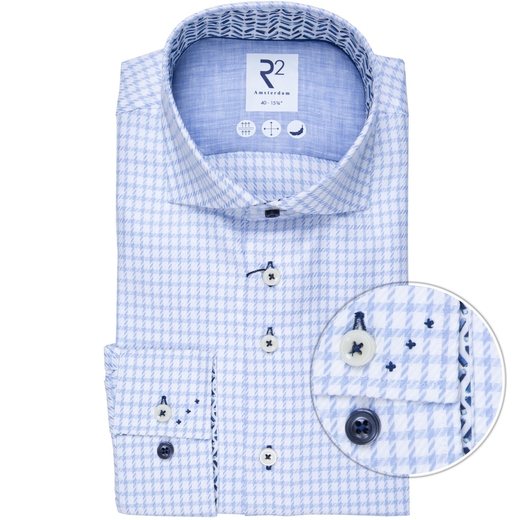 Check 2-Ply Cotton Twill Dress Shirt-new online-Fifth Avenue Menswear