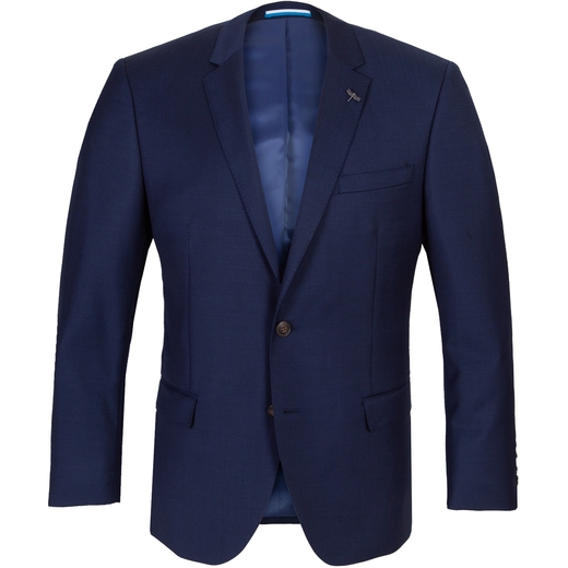 Delerium Navy Blue Suit Jacket-essentials-Fifth Avenue Menswear