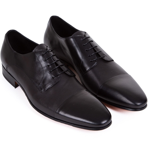 Zane Leather Toecap Derby Dress Shoe-new online-Fifth Avenue Menswear