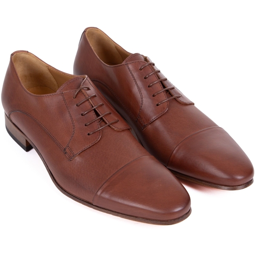 Zane Leather Toecap Derby Dress Shoe-new online-Fifth Avenue Menswear