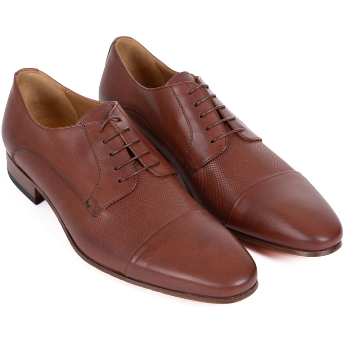 Zane Leather Toecap Derby Dress Shoe