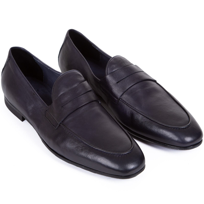 Josh Washed Nappa Leather Loafers