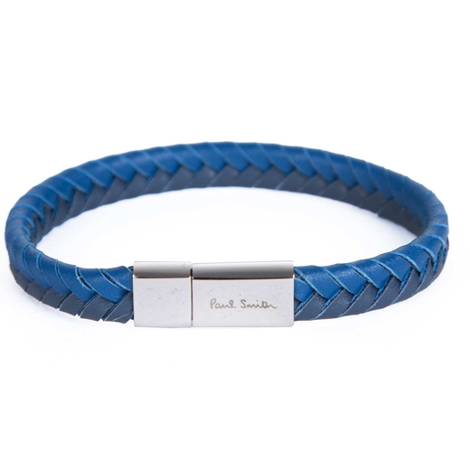 Two-Tone Braided Leather Bracelet-new online-Fifth Avenue Menswear