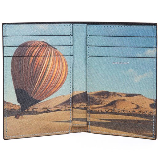 Balloon Print Credit Card Wallet-new online-Fifth Avenue Menswear