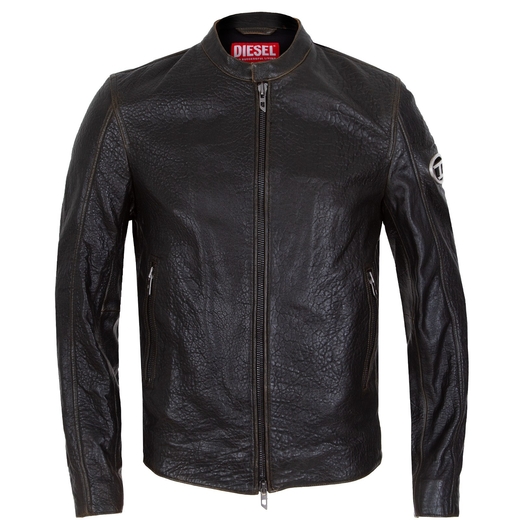 Cobbe Aged Leather Biker Jacket-new online-Fifth Avenue Menswear