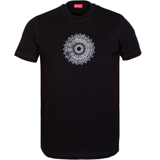 Slim Fit T-Diegor-K63 Circle Print T-Shirt-new online-Fifth Avenue Menswear