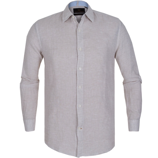 Blake Linen Micro Check Casual Shirt-new online-Fifth Avenue Menswear