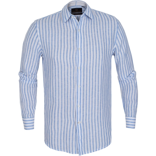 Blake Linen Candy Stripe Casual Shirt-new online-Fifth Avenue Menswear