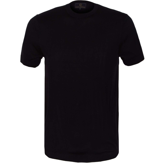 Luca Modal, Rayon & Silk Knit Short Sleeve T-shirt-new online-Fifth Avenue Menswear