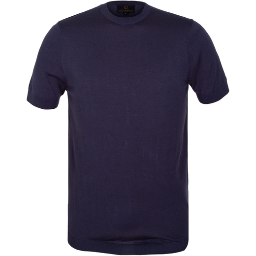 Luca Modal, Rayon & Silk Knit Short Sleeve T-shirt-new online-Fifth Avenue Menswear