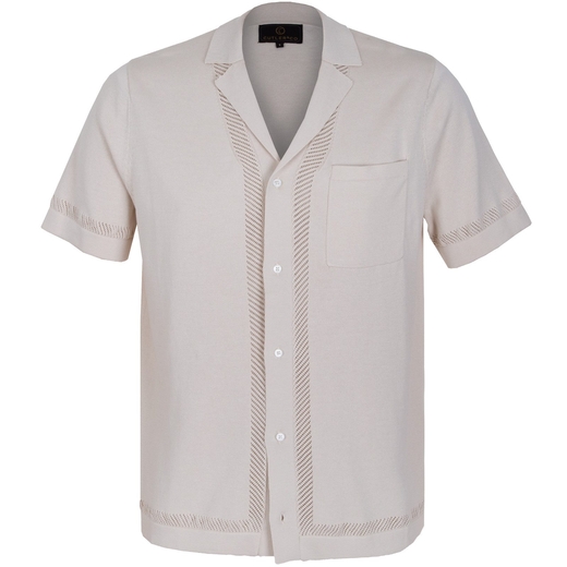 Romeo Short Sleeve Knitted Shirt-new online-Fifth Avenue Menswear