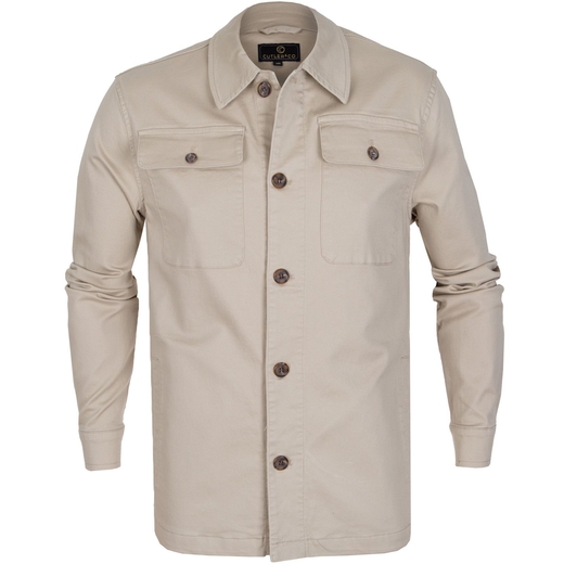 Harley Sand Stretch Bull Denim Casual Jacket-new online-Fifth Avenue Menswear