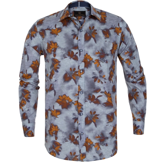 Blake Floral Print Stretch Cotton Casual Shirt-new online-Fifth Avenue Menswear