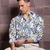 Blake Birds Of Paradise Print Casual Shirt