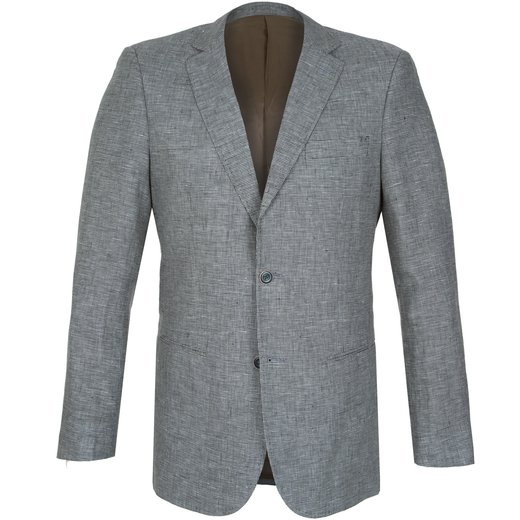 Johnson Slim Fit Light Houndstooth Linen Blazer-new online-Fifth Avenue Menswear