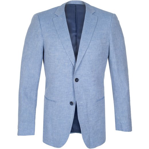 Johnson Slim Fit Herringbone Linen Blazer-new online-Fifth Avenue Menswear