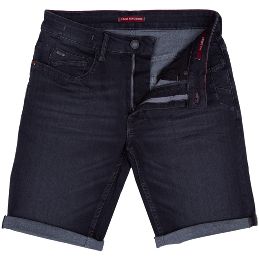 Black Stretch Denim Shorts-new online-Fifth Avenue Menswear