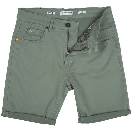 Smoke Green Jog Denim Shorts-new online-Fifth Avenue Menswear